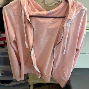 Old Navy pink sweatshirt zipper